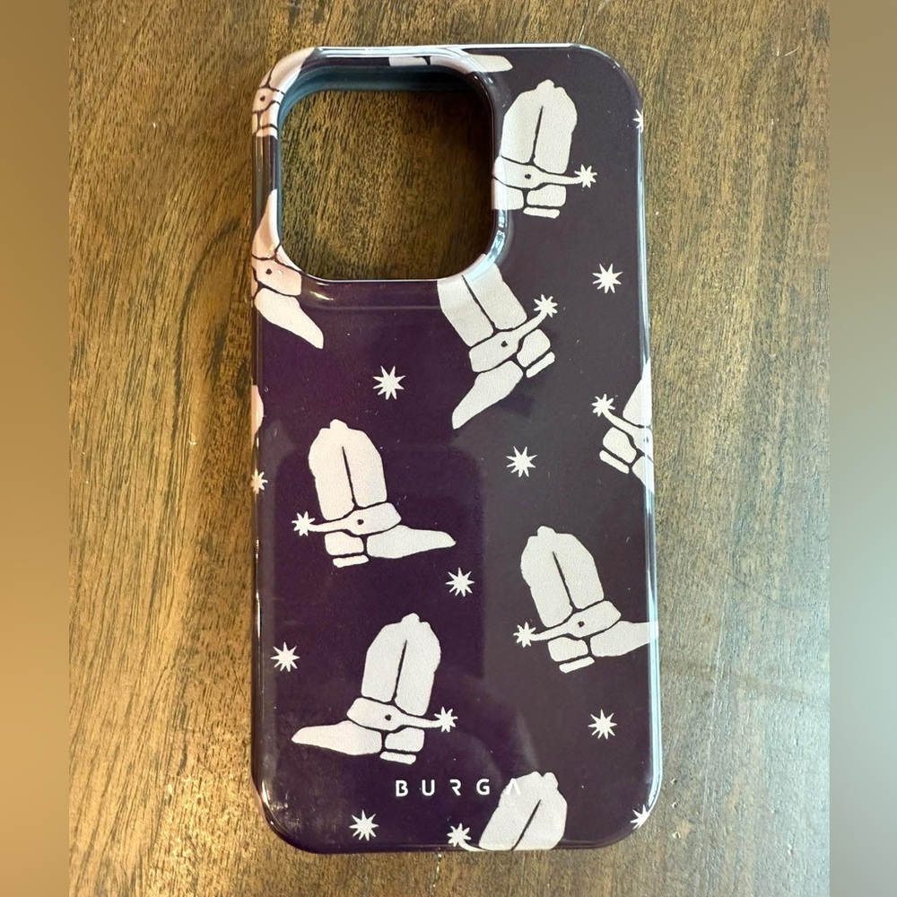 Burga Cowboy Boots iPhone 15 Pro Phone Case